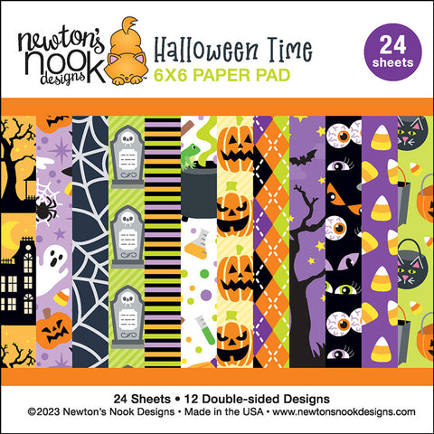 Newton's Nook - 6x6 Halloween Time Paper Pad