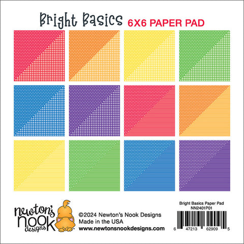 Newton's Nook - 6x6 Bright Basics Paper Pad