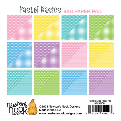 Newton's Nook - 6x6 Pastel Basics Paper Pad