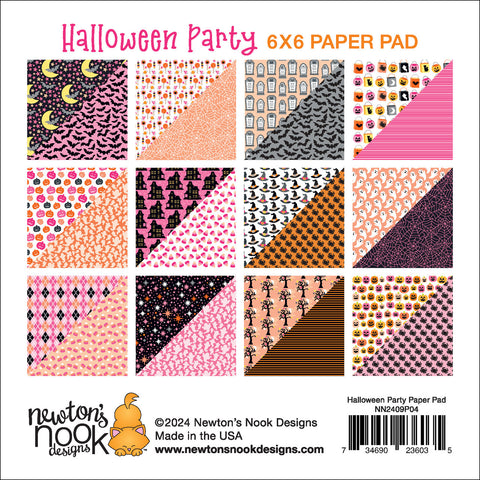 Newton's Nook - 6x6 Halloween Party Paper Pad
