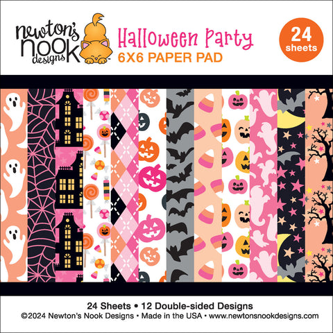 Newton's Nook - 6x6 Halloween Party Paper Pad
