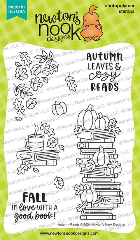 Newtons Nook - Autumn Reads Stamp Set