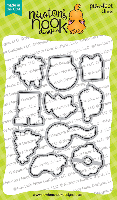 Newton's Nook - Holiday Postage Sampler Dies