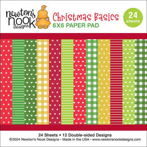 Newton's Nook - 6x6 Christmas Basics Paper Pad