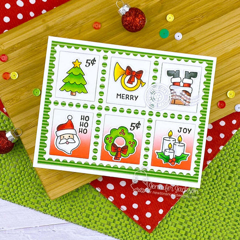 Newton's Nook - Holiday Postage Sampler Stamp Set