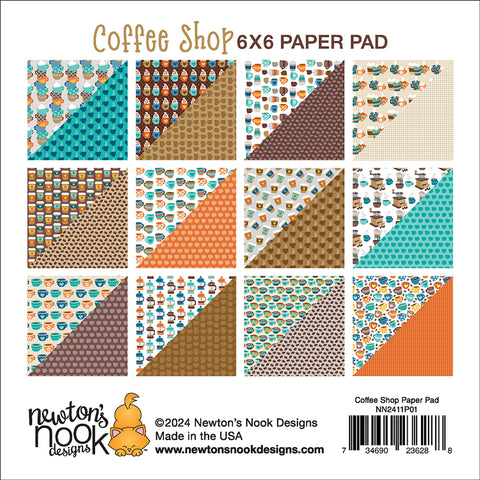 Newton's Nook - 6x6 Coffee Shop Paper Pad