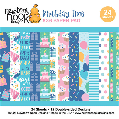 Newton's Nook - 6x6 Birthday Time Paper Pad