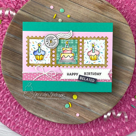 Newton's Nook - Birthday Postage Sampler Dies