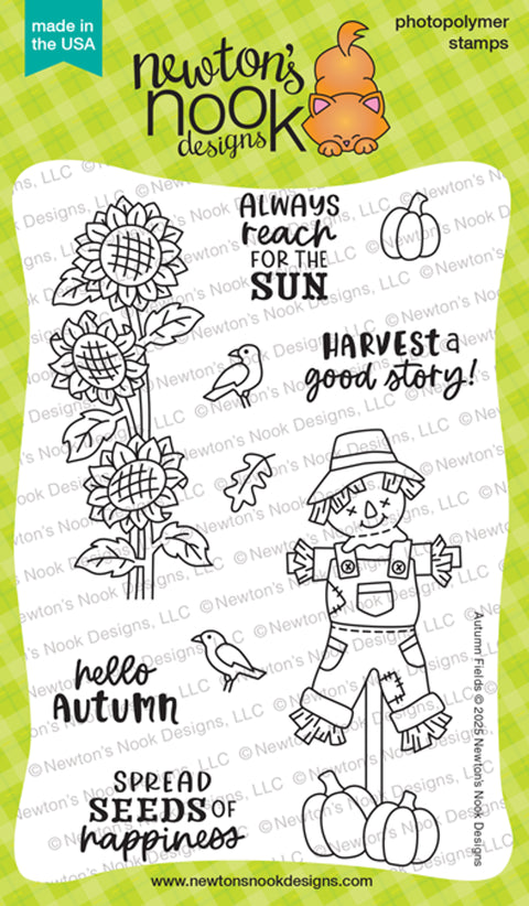 Newton's Nook - Autumn Fields Stamp Set