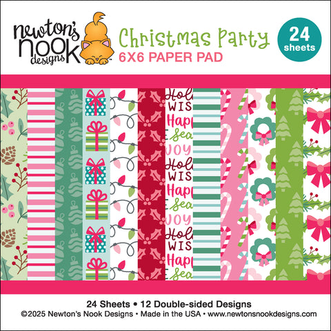 Newton's Nook - 6x6 Christmas Party Paper Pad