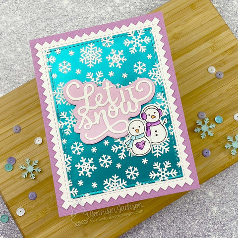 Newton's Nook - Snowman Postage Sampler Dies