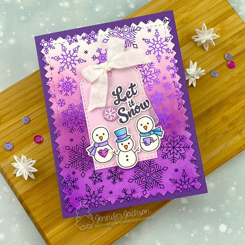 Newton's Nook - Snowman Postage Sampler Dies