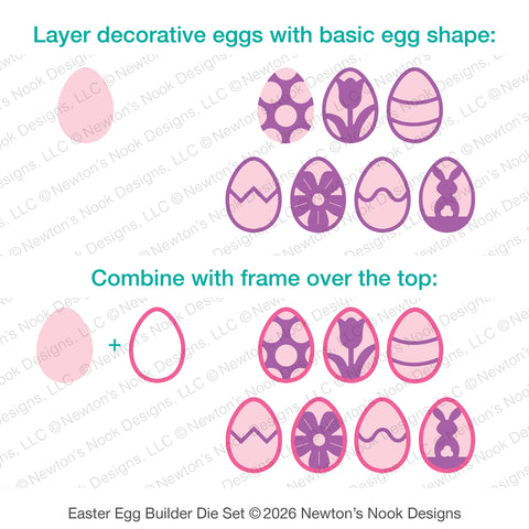 Newton's Nook - Easter Egg Builder Die Set