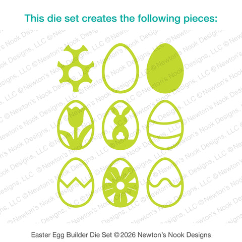 Newton's Nook - Easter Egg Builder Die Set