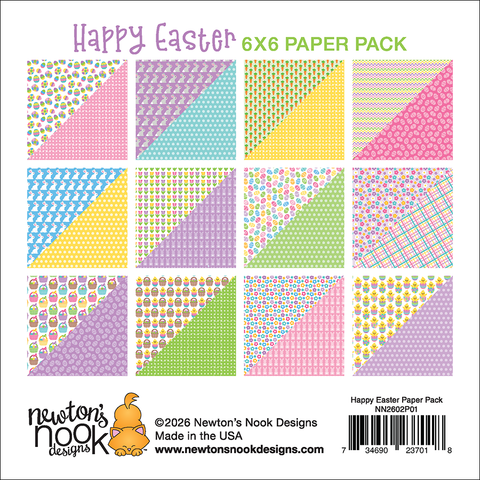 Newton's Nook - 6x6 Happy Easter Paper Pad