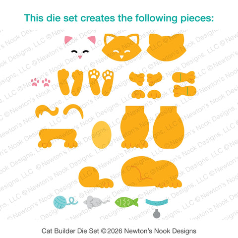 Newtons Nook - Cat Builder Die Set