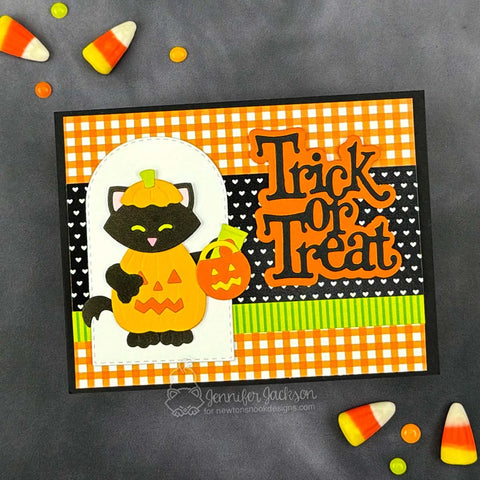 Newtons Nook - Halloween Accessories Die Set (For Use with Cat & Dog Builder Dies)