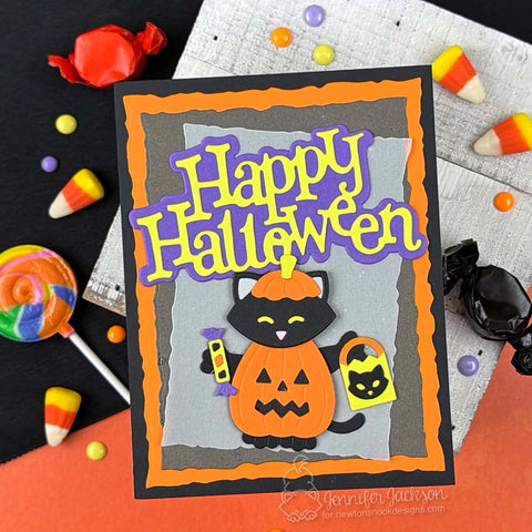 Newtons Nook - Halloween Accessories Die Set (For Use with Cat & Dog Builder Dies)