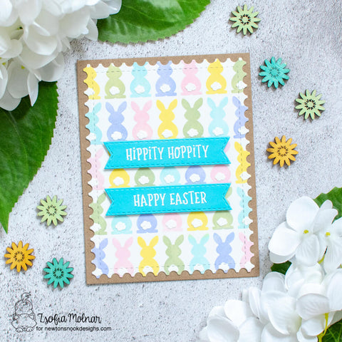 Newton's Nook - Bunny Tails Stencil Set (2 pcs)