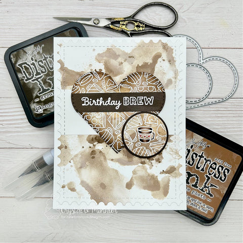 Newton's Nook - Heartfelt Coffee Stamp Set