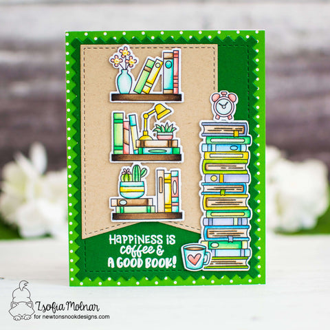 Newton's Nook - Never Enough Books Stamp Set