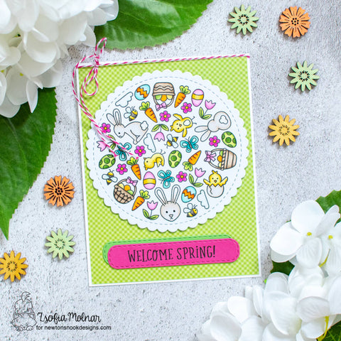 Newton's Nook - Spring Roundabout Stamp Set