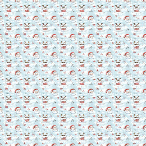 Scrapbook Supply - 12"x 12" Those Darn Chimneys (North Pole Collection) Double-Sided Paper