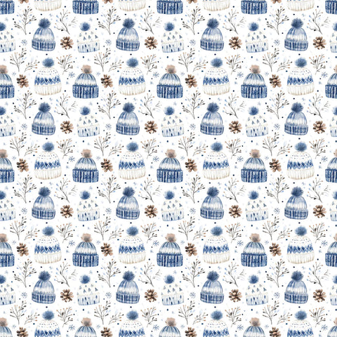 Scrapbook Supply - 12"x 12" Icy Morning (Nordic Winter Collection) Double-Sided Paper