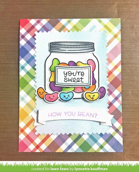Lawn Fawn - How You Bean? Stamp Set