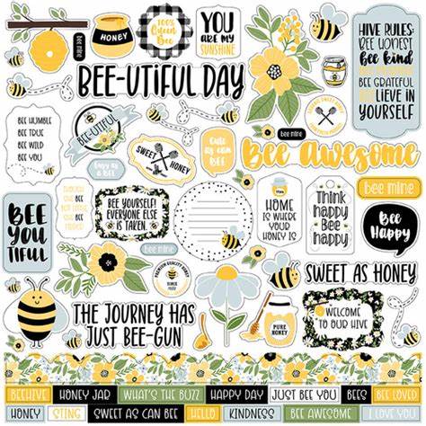 Echo Park 12"x 12" Bee Happy Paper Pack by Lori Whitlock