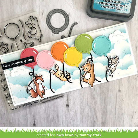 Lawn Fawn - Cloudy Stencil