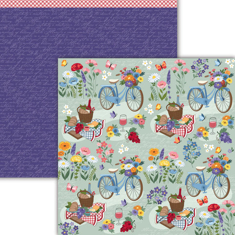 Dare 2B Artzy - Bike Bouquet Stamp Set