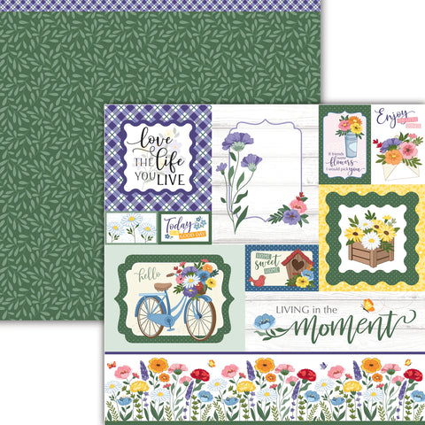 Dare 2B Artzy - Floral Elements (Countryside Floral Collection) Double-Sided Paper