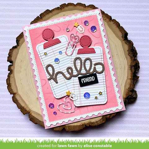 Lawn Fawn - Paper Clip Dies