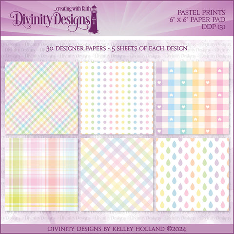 Divinity Designs - Pastel Prints 6x6 Paper Pad