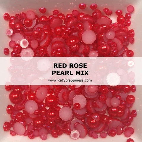 Kat Scrappiness - Red Rose Pearl Mix