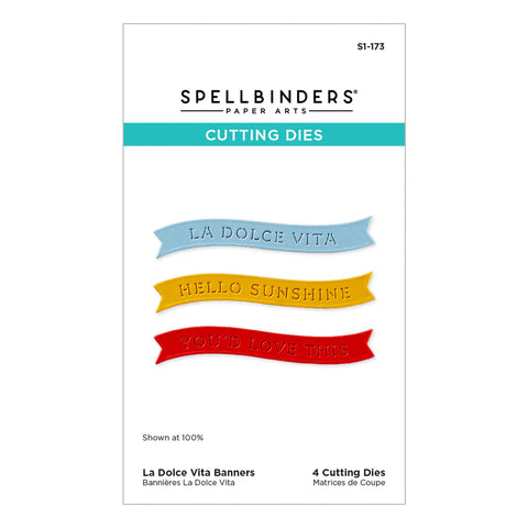 Spellbinders - La Dolce Vita Banners (La Dolce Vita Collections) Dies