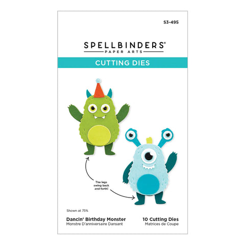 Spellbinders - Dancin' Birthday Monster (Monster Birthday Collection) Dies