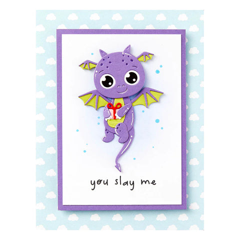 Spellbinders - Dancin' Birthday Dragon (Monster Birthday Collection) Dies