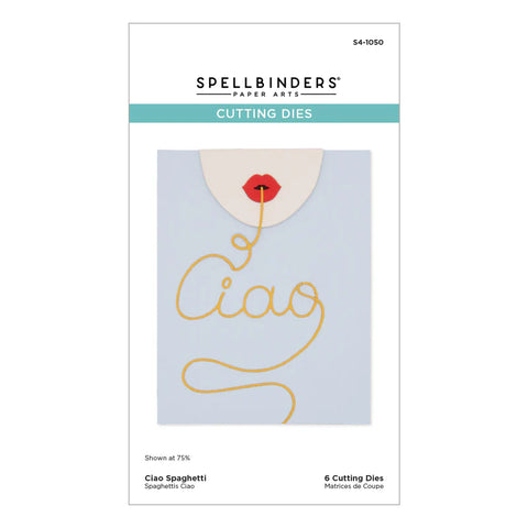Spellbinders - Ciao Spaghetti (La Dolce Vita Collections) Dies