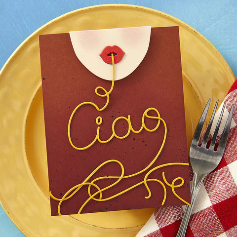 Spellbinders - Ciao Spaghetti (La Dolce Vita Collections) Dies