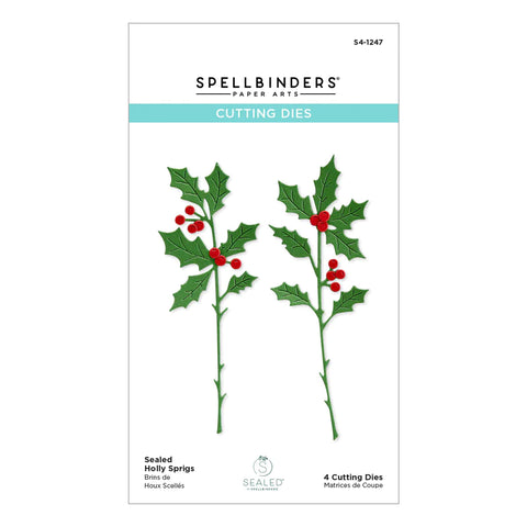 Spellbinders - Sealed Holly Sprigs Die