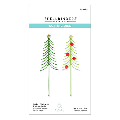 Spellbinders - Sealed Christmas Tree Squiggles Dies