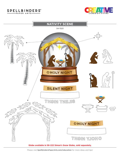 Spellbinders - Simon's Snow Globe Dies (Simon's Snow Globes Collection) by Simon Hurley