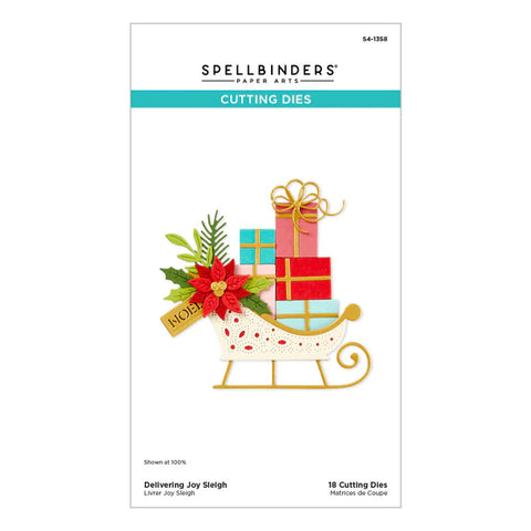 Spellbinders - Delivering Joy Sleigh Dies