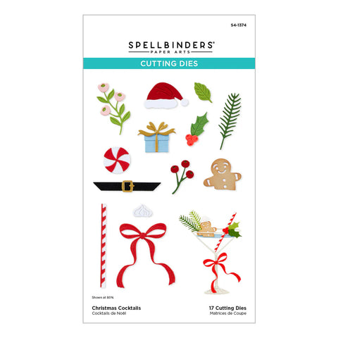 Spellbinders - Christmas Cocktail (Happy Hour Collection) Die