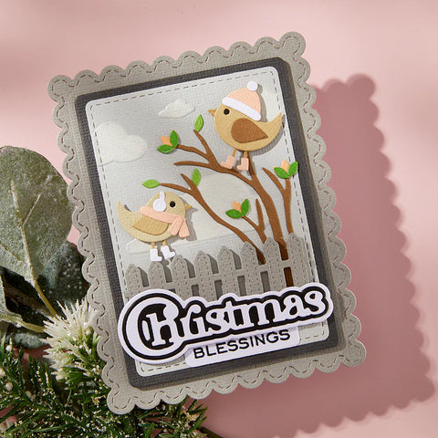 Spellbinders - Little Birdies (All About Christmas Collection) Dies