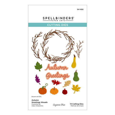 Spellbinders - Autumn Greetings Wreath Foliage (Texture & Foliage Collection) Dies