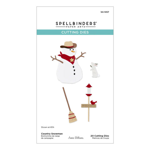 Spellbinders - Country Snowman (Country Christmas Collection) Dies