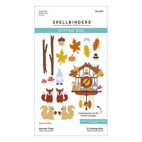 Spellbinders - Harvest Time (Cuckoo Cottage Collection) Dies